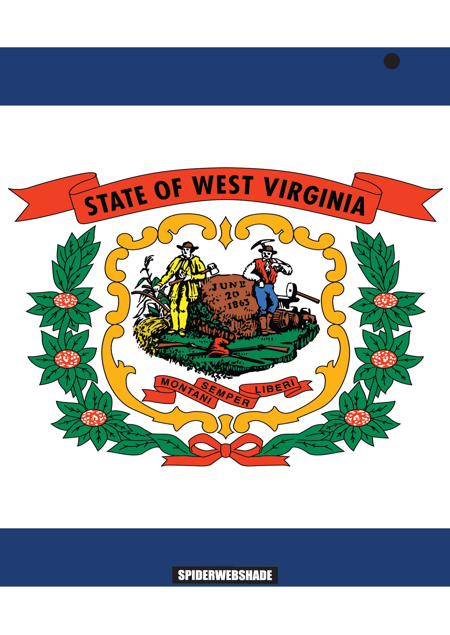 JLKINI 2D/4D PRINTED STATE FLAGS