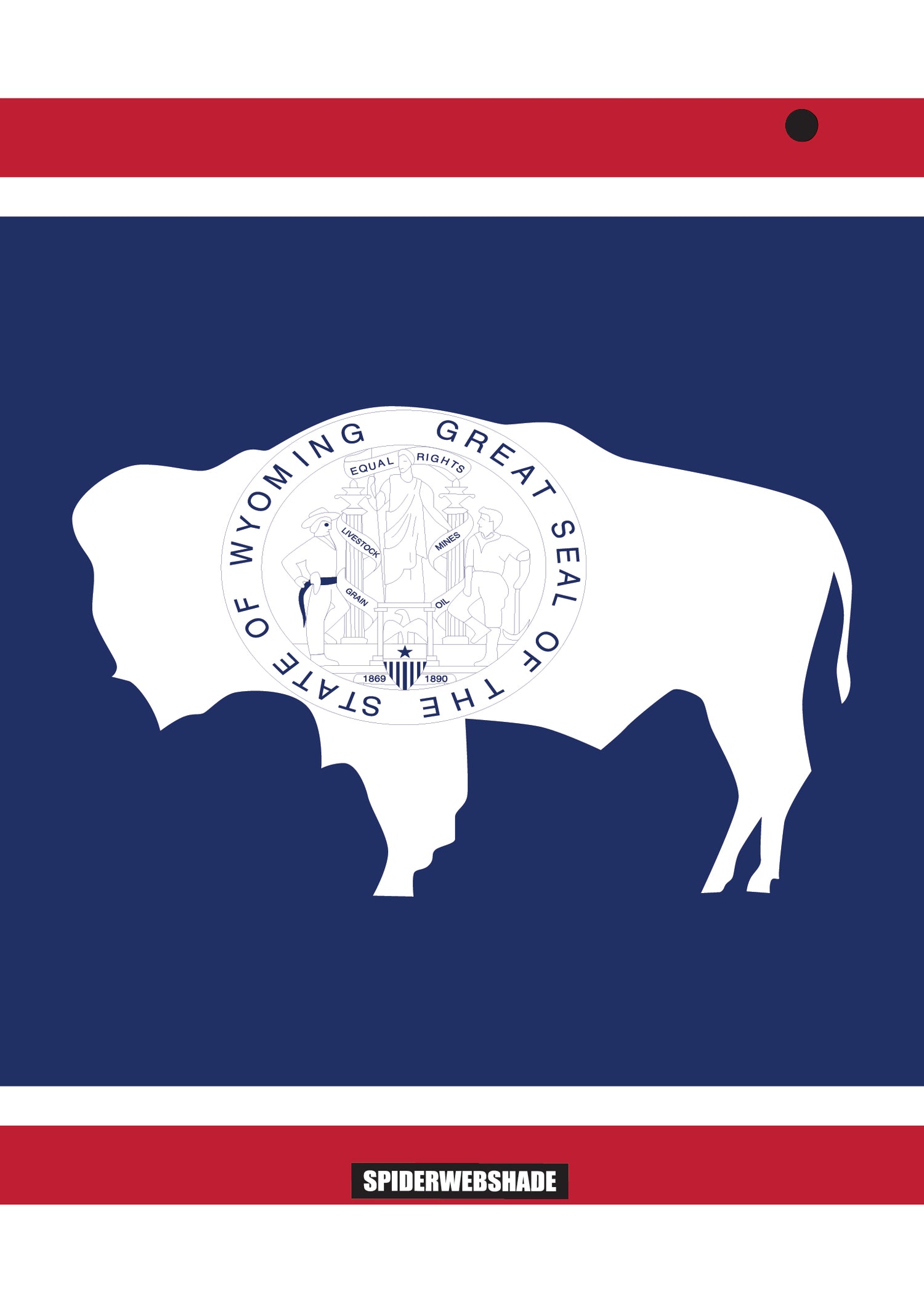 JLKINI 2D/4D PRINTED STATE FLAGS