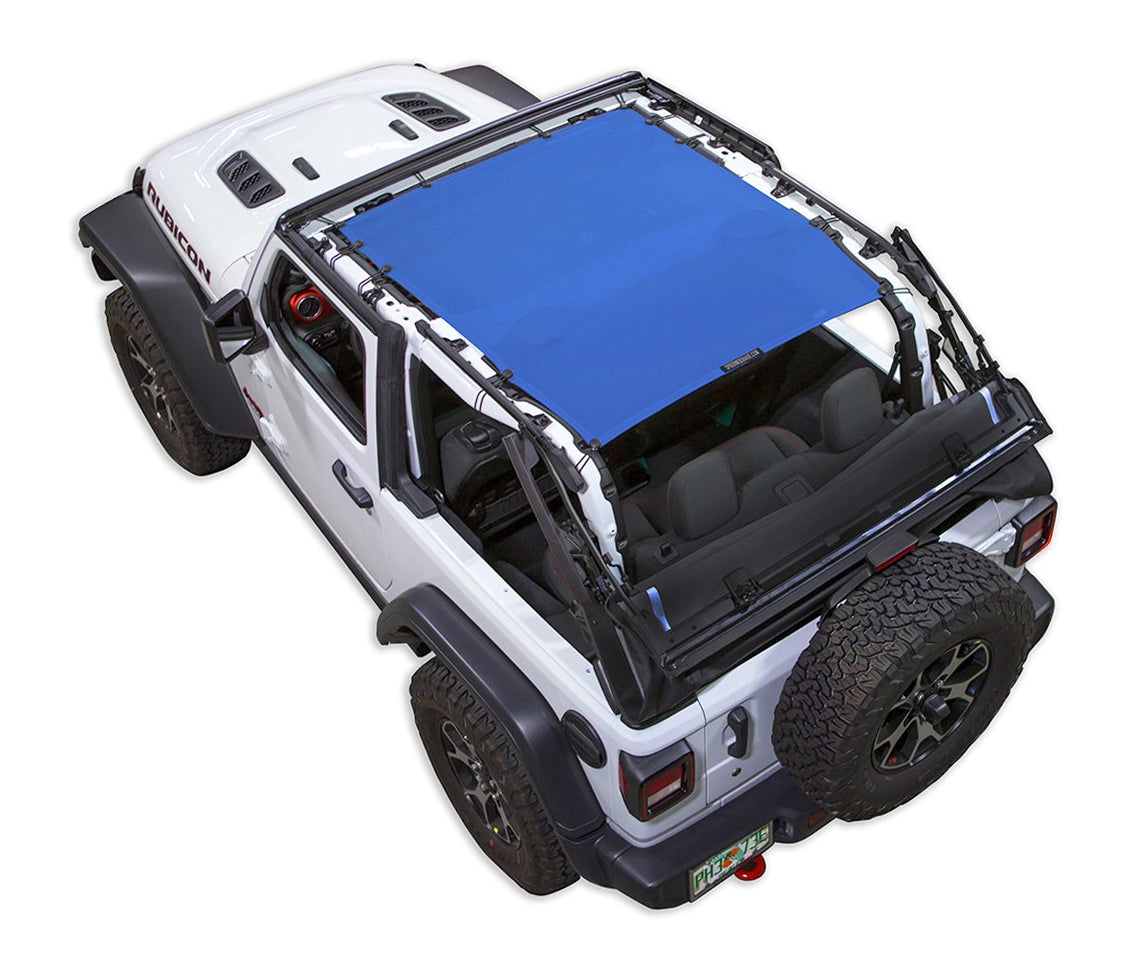 JL2D 2-Door Sunshade Mesh Top Jeep Wrangler JL SPIDERWEBSHADE