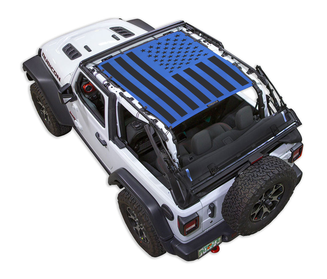 Jeep Wrangler JL JL2D Tactical Flag Solid - SPIDERWEBSHADE