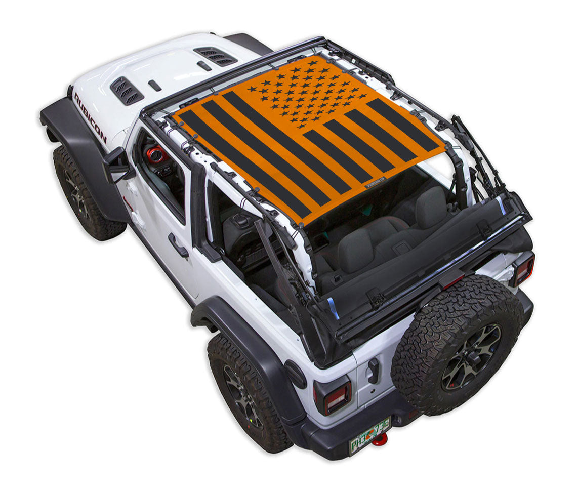 Jeep Wrangler JL JL2D Tactical Flag Solid - SPIDERWEBSHADE