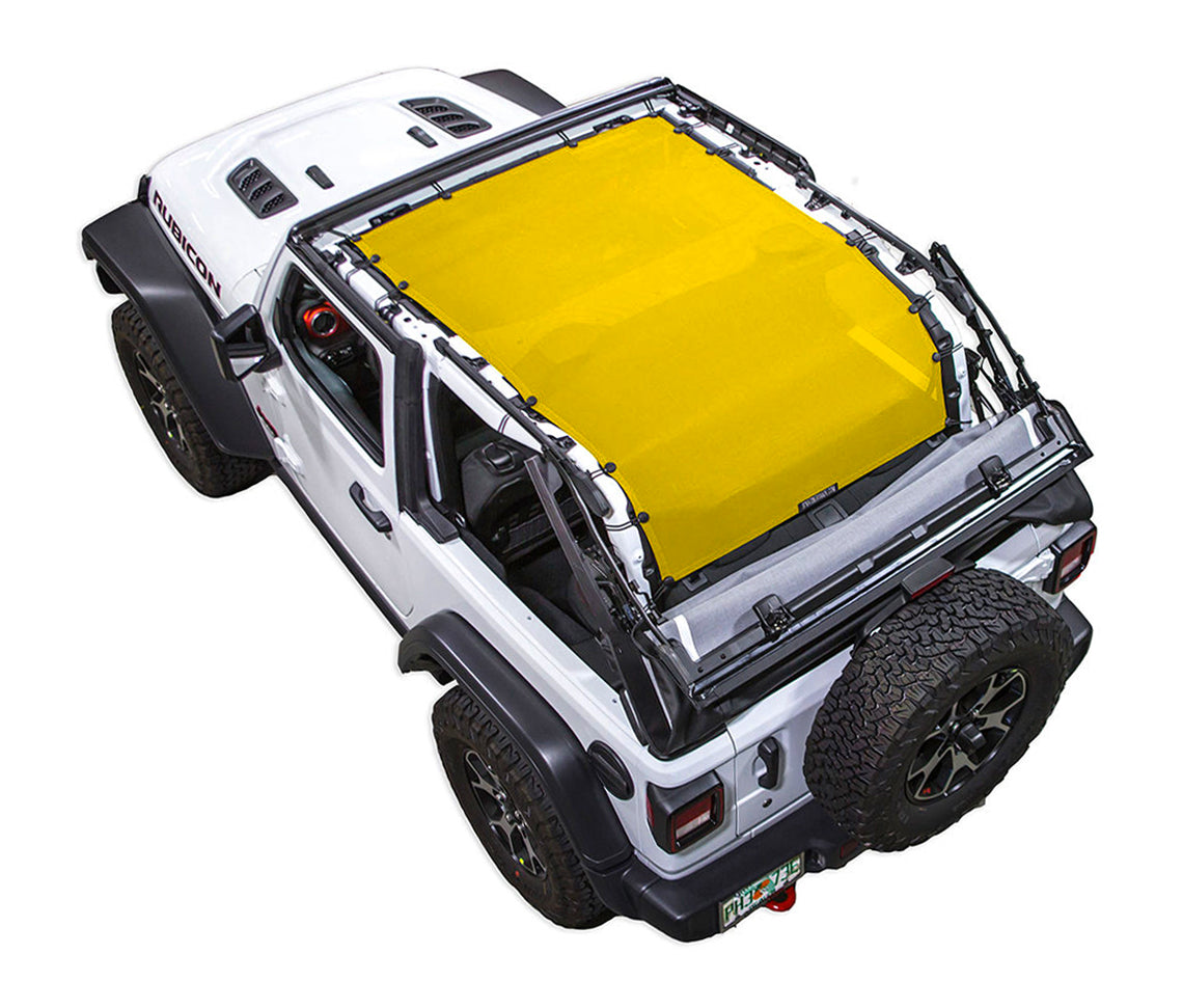 Jeep Wrangler JL Sunshade Mesh Top JL2D Long - SPIDERWEBSHADE