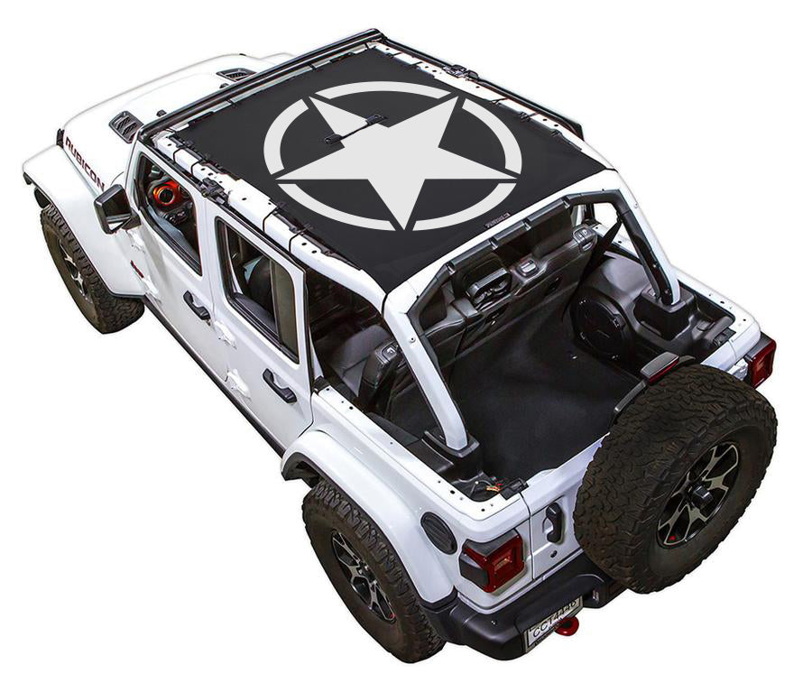 Jeep Wrangler JLU JL4D Tactical Flag Solid - SPIDERWEBSHADE