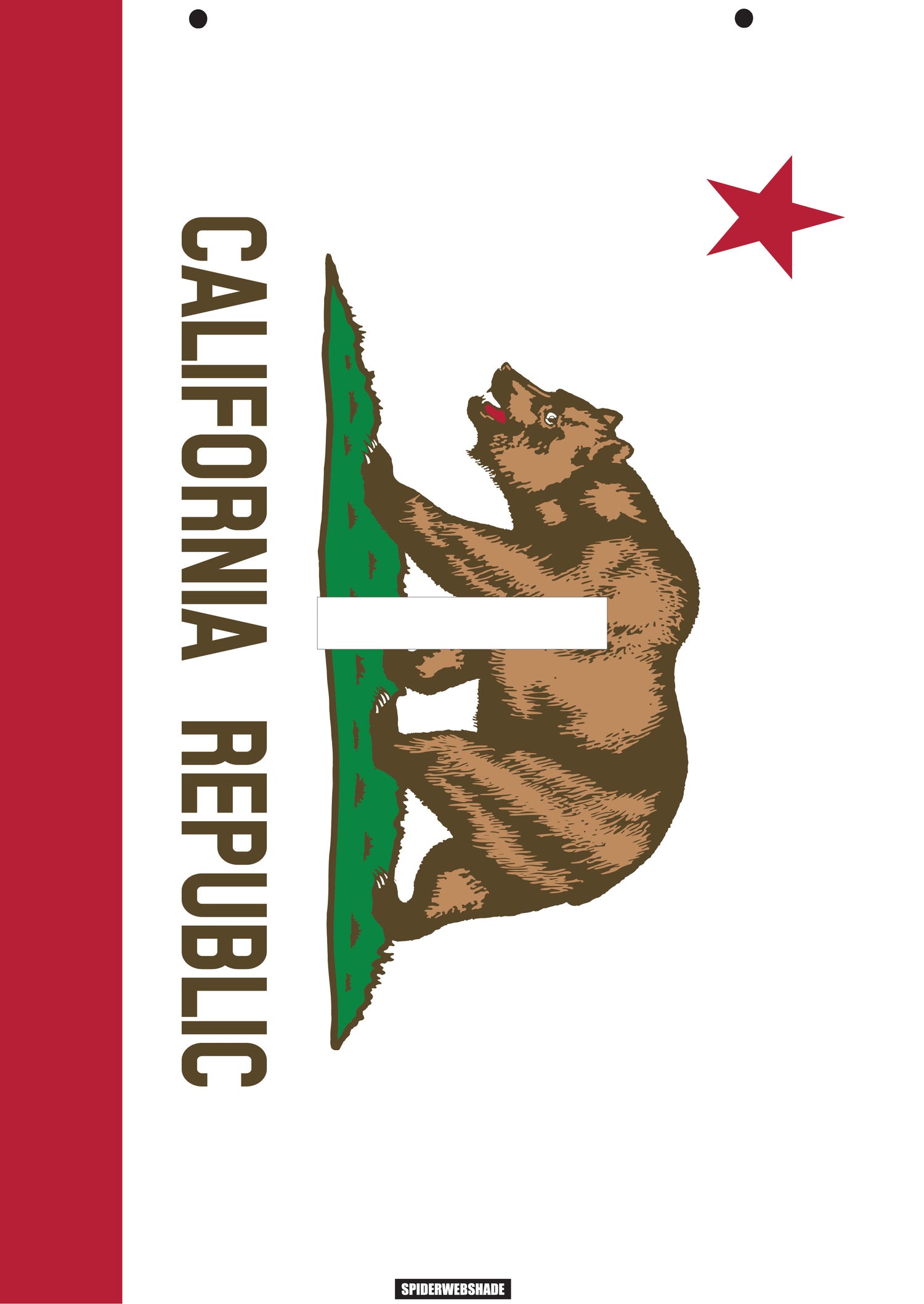 GLADIATOR JT4D Printed California flag shadetop design