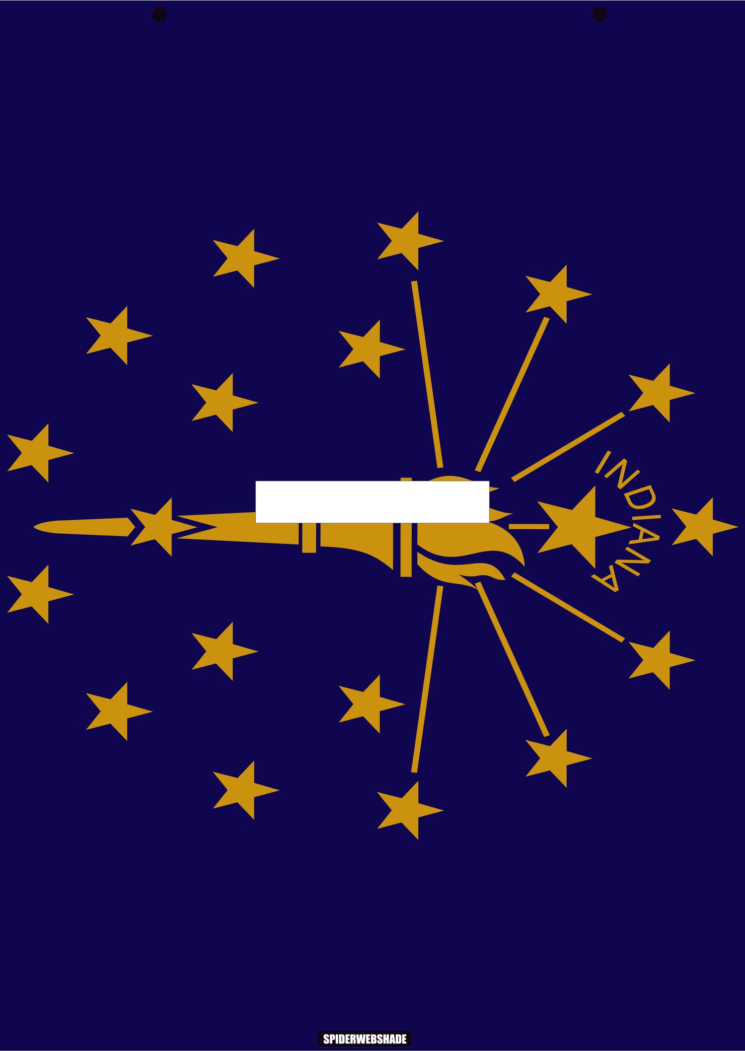 GLADIATOR JT4D Printed Indiana flag shadetop design