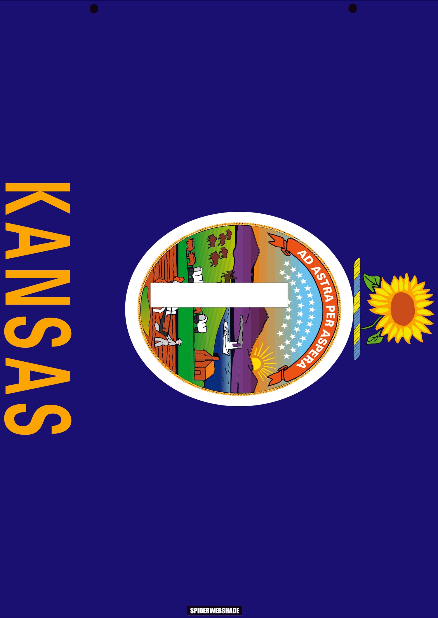 GLADIATOR JT4D Printed Kanas flag shadetop design