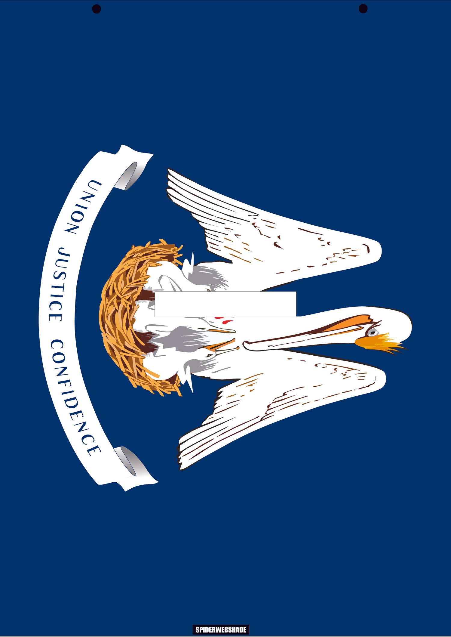 GLADIATOR JT4D Printed Louisiana flag shadetop design