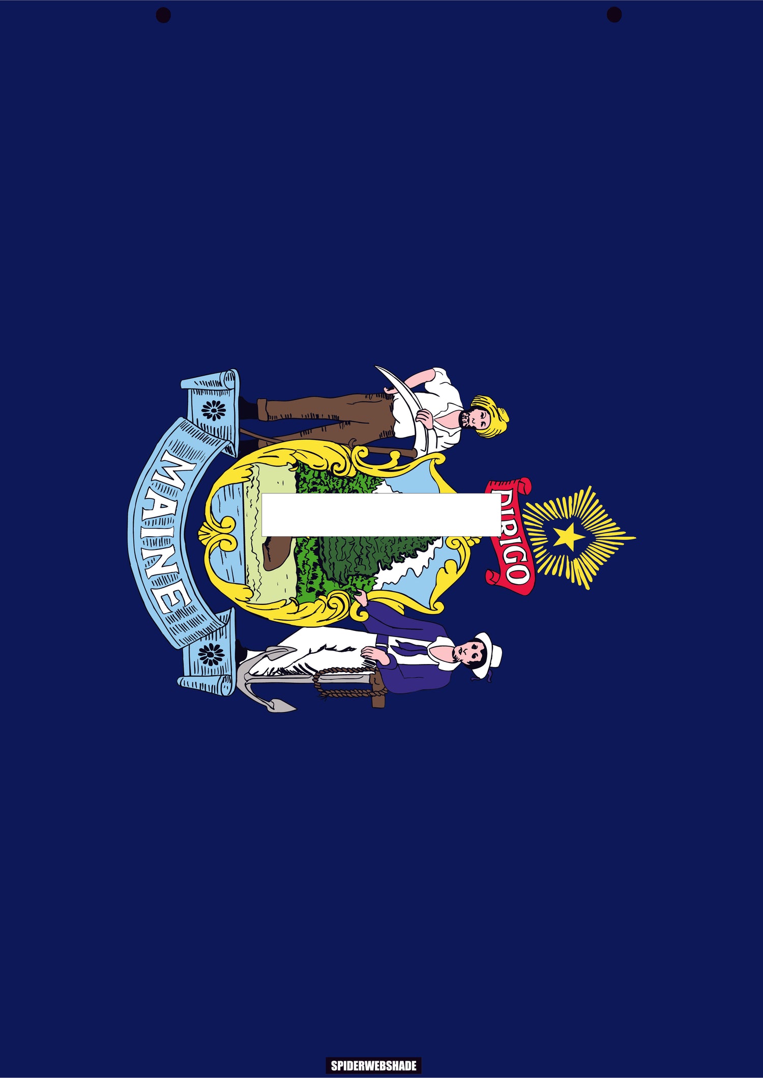 GLADIATOR JT4D Printed Maine flag shadetop design