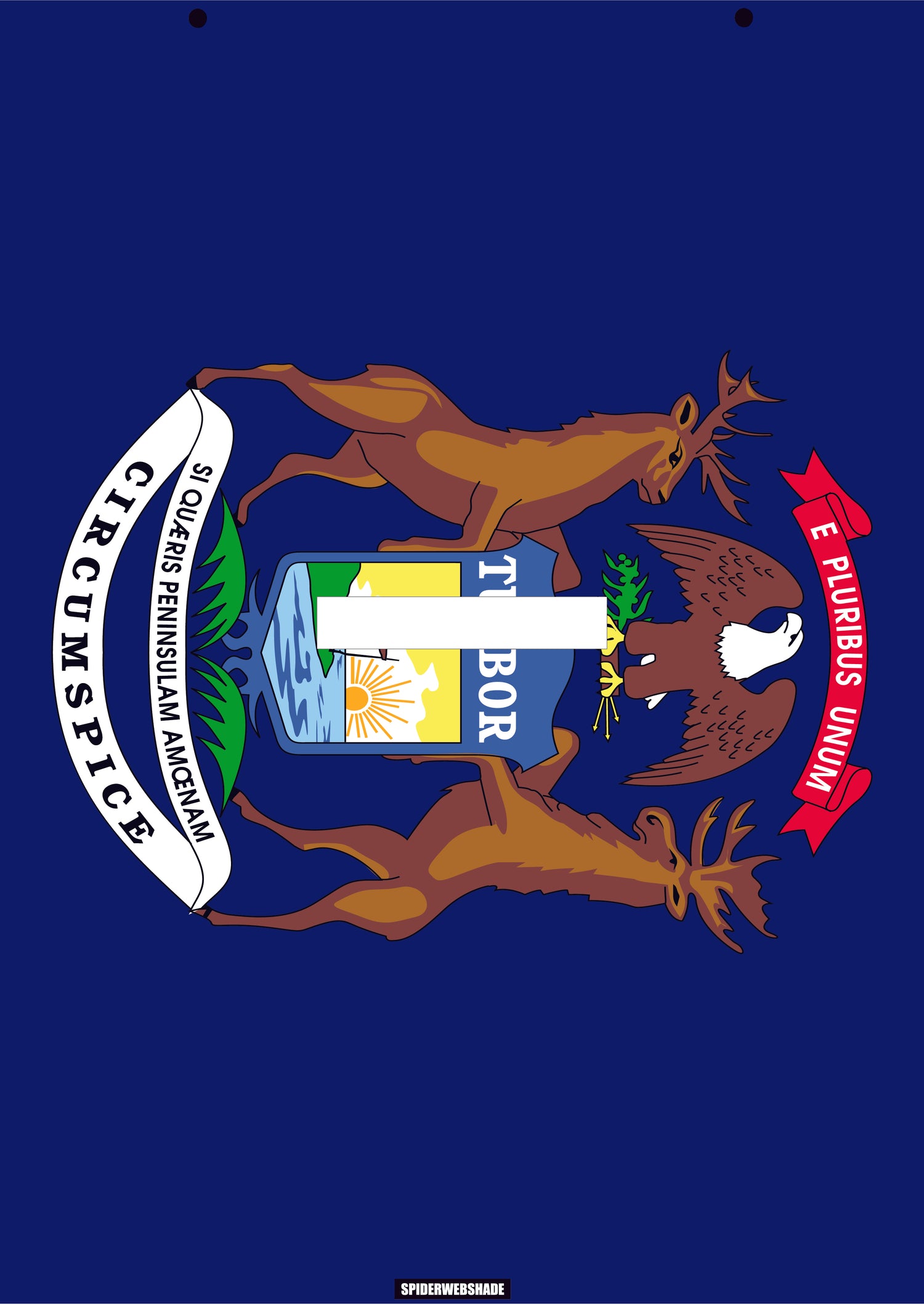 GLADIATOR JT4D Printed Michigan flag shadetop design