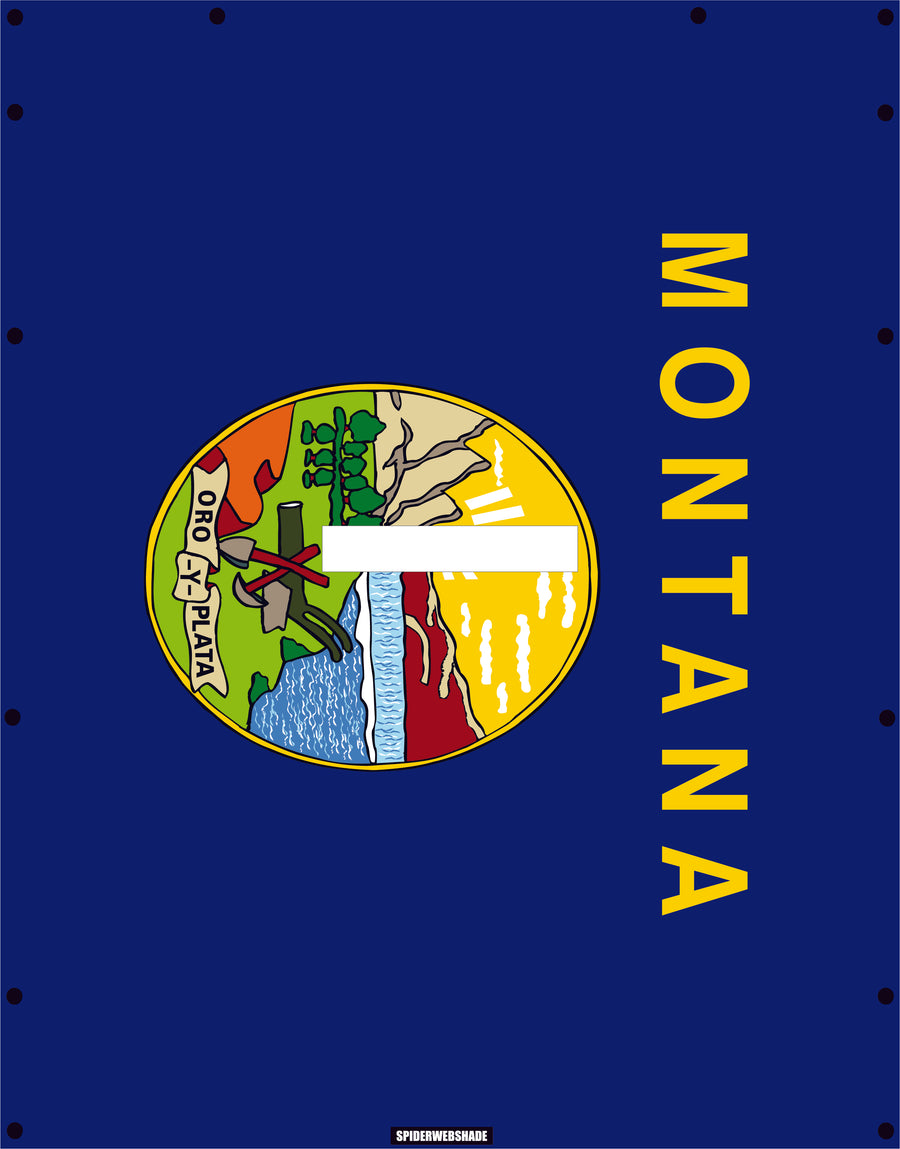 GLADIATOR JT4D Printed Montana flag shadetop design