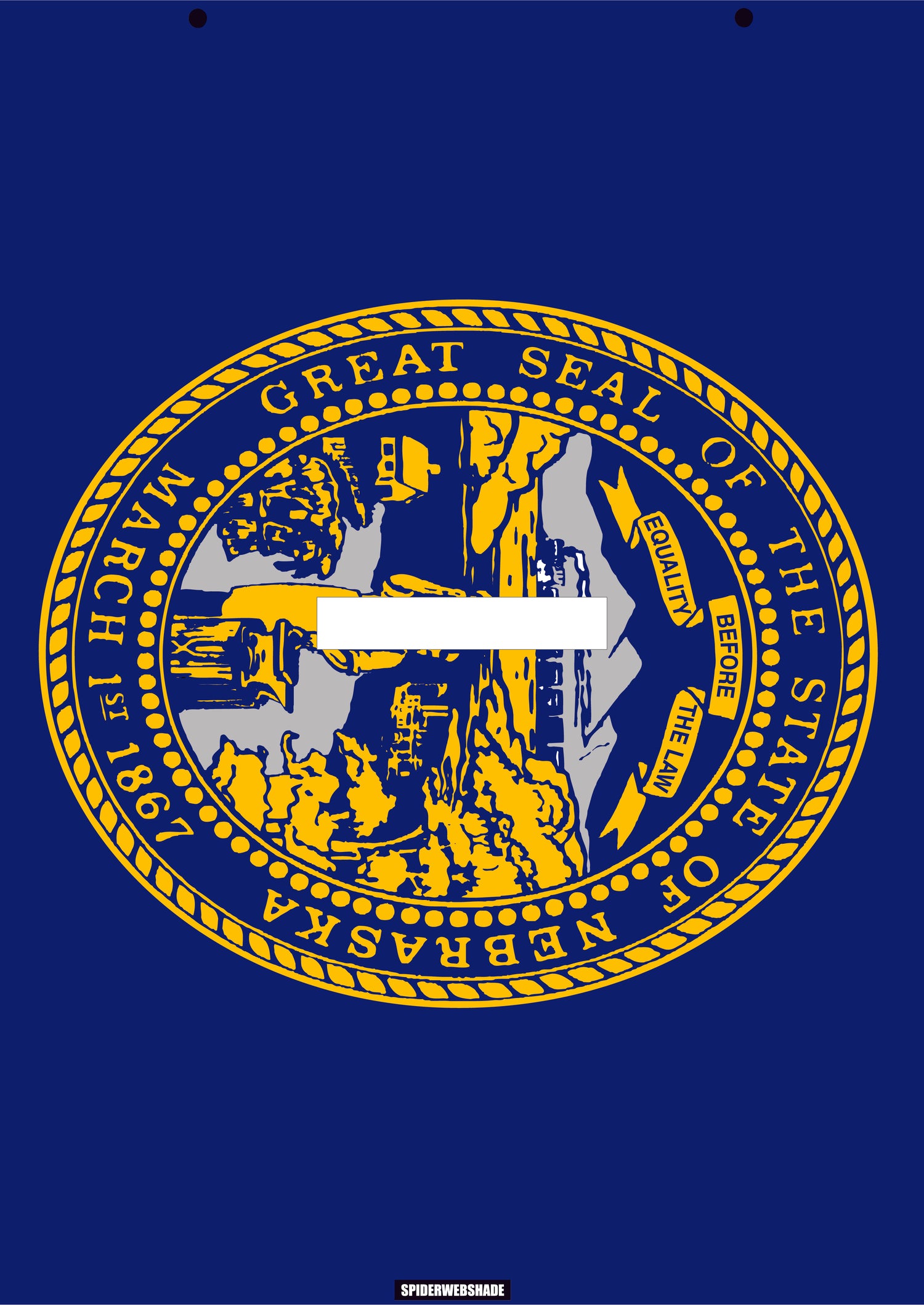 GLADIATOR JT4D Printed Nebraska flag shadetop design