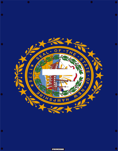 GLADIATOR JT4D Printed New Hampshire flag shadetop design