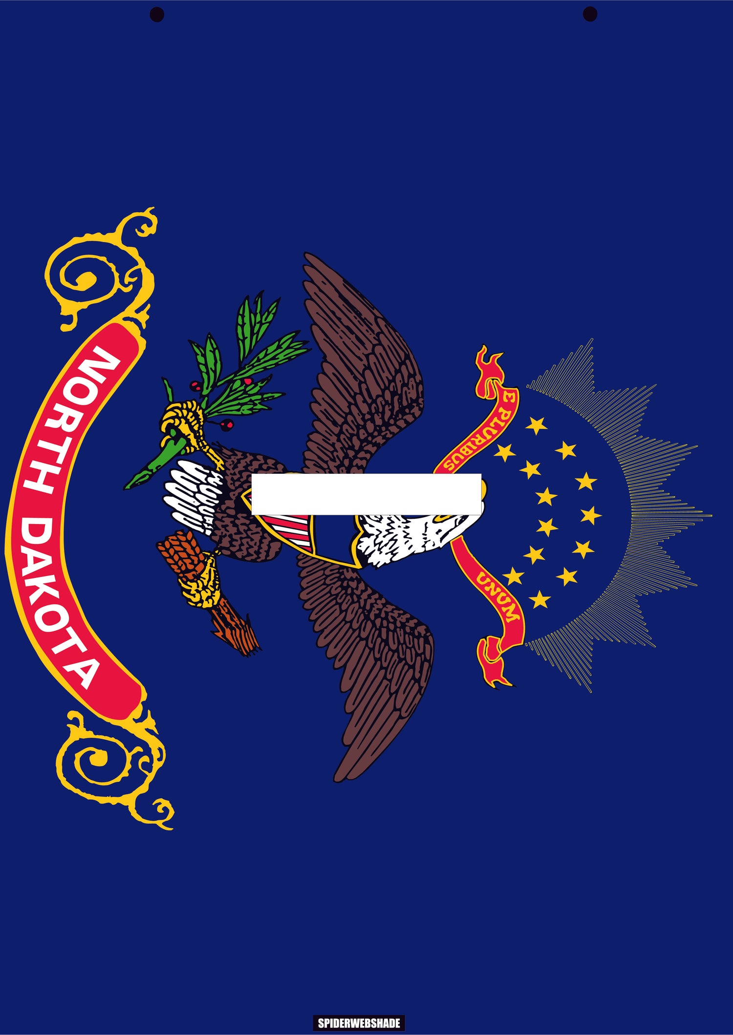 GLADIATOR JT4D Printed North Dakota flag shadetop design