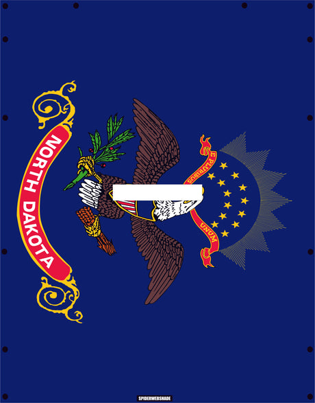 GLADIATOR JT4D Printed North Dakota flag shadetop design