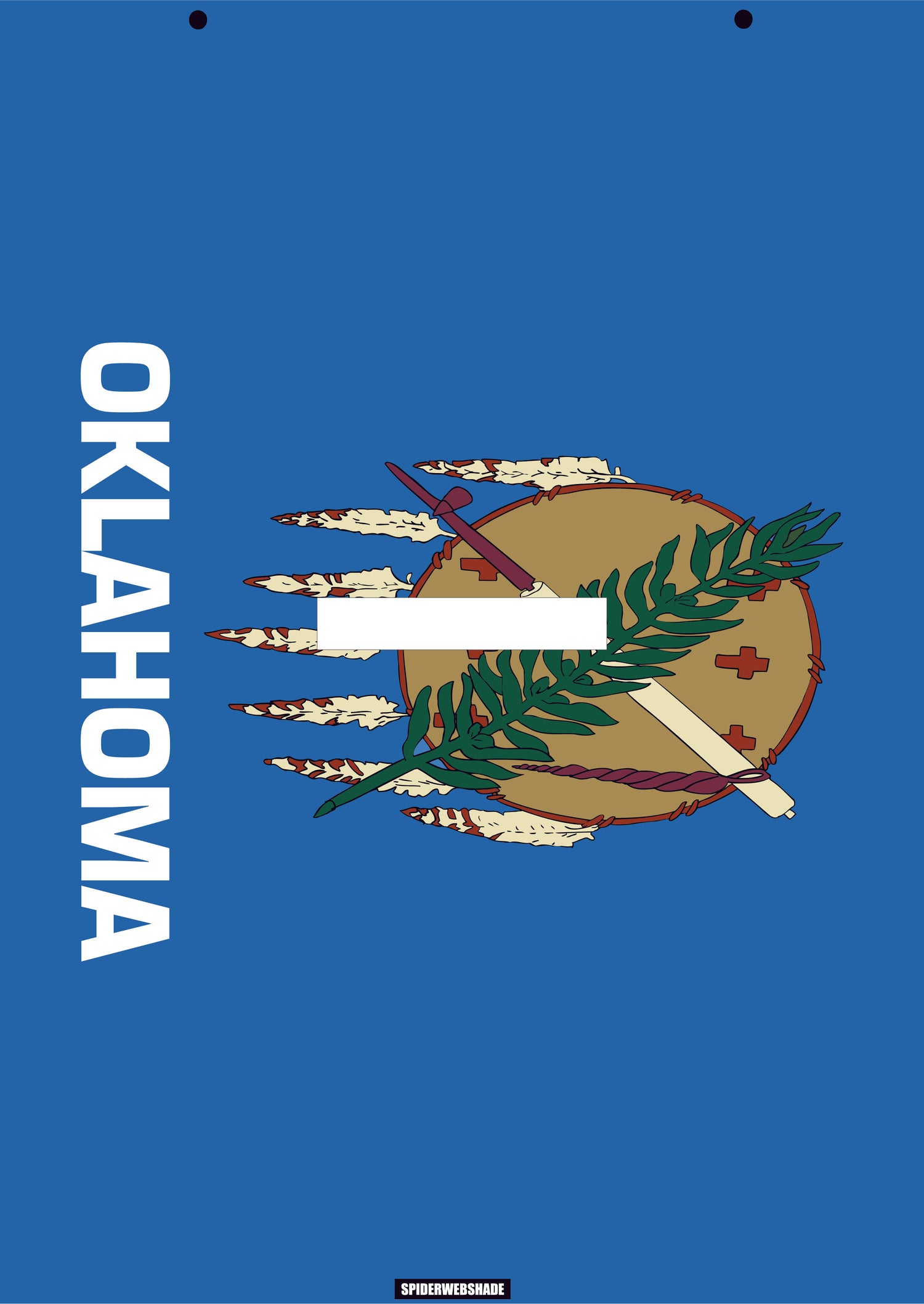 GLADIATOR JT4D Printed Oklahoma flag shadetop design