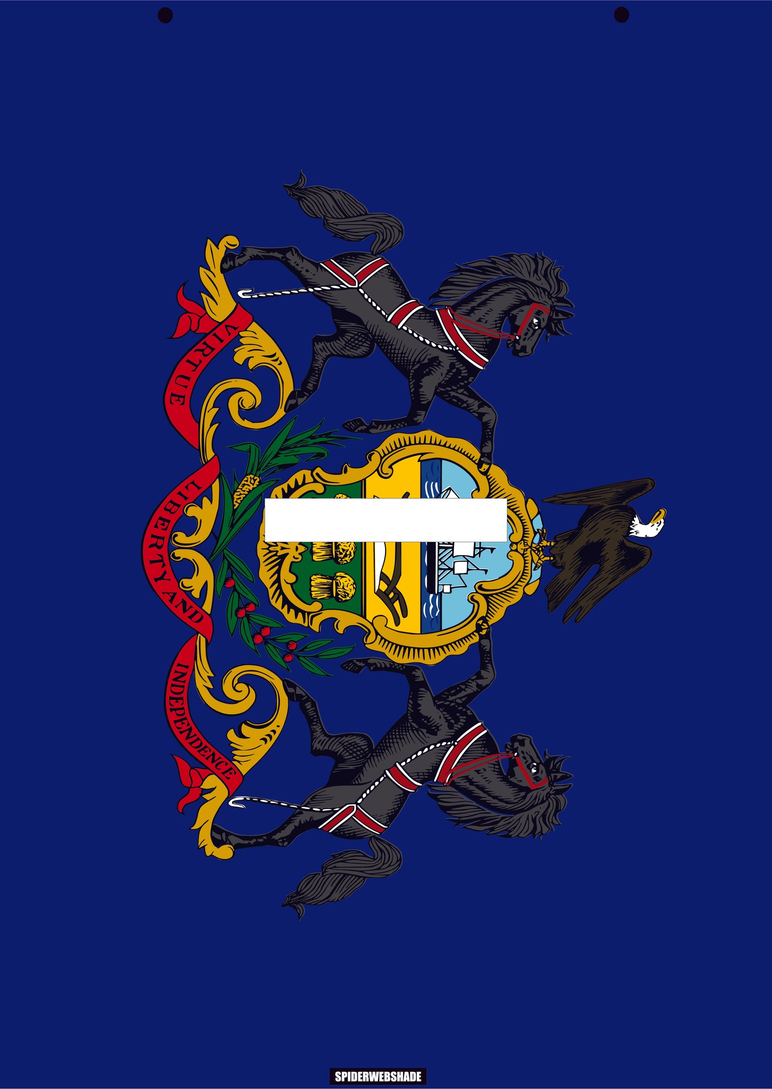 GLADIATOR JT4D Printed Pennsylvania flag shadetop design