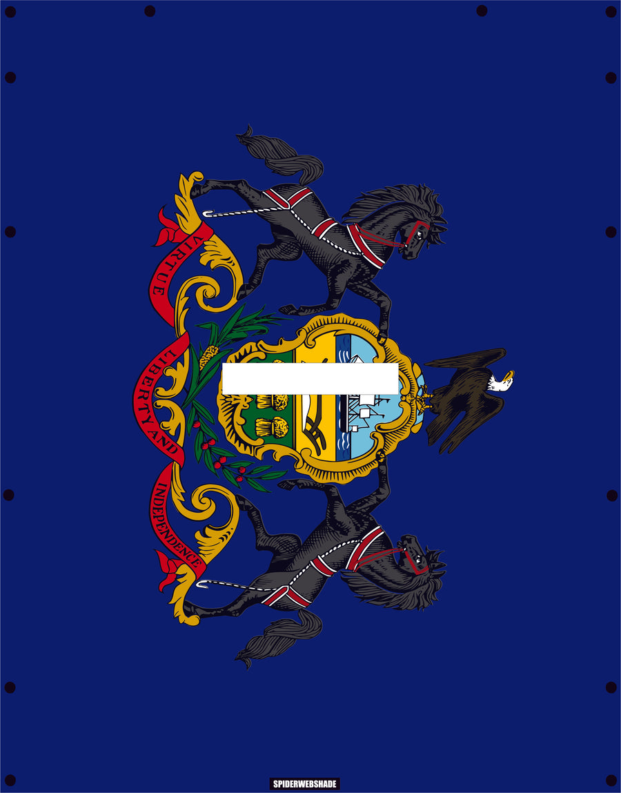 GLADIATOR JT4D Printed Pennsylvania flag shadetop design