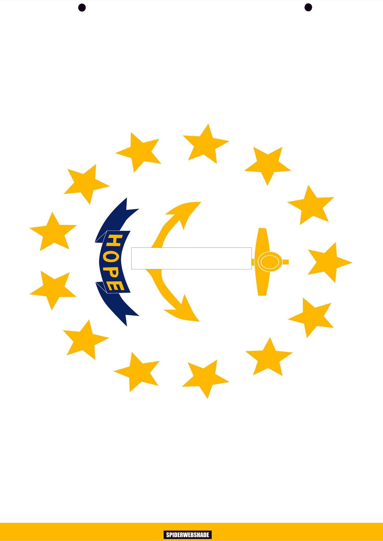 GLADIATOR JT4D Printed Rhode Island flag shadetop design