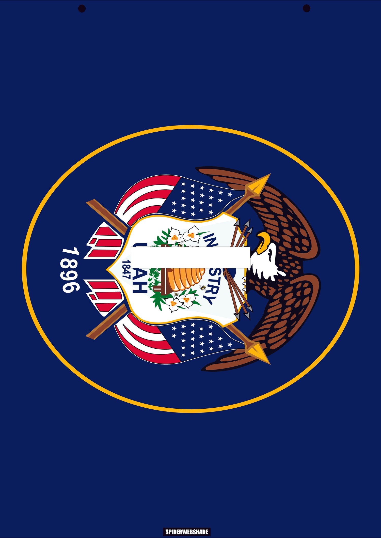 GLADIATOR JT4D Printed Utah flag shadetop design