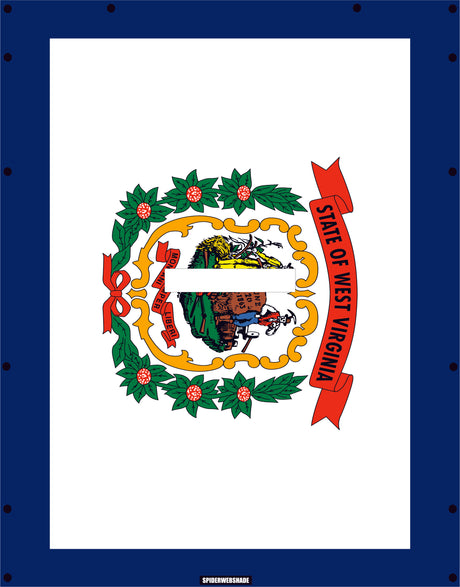 GLADIATOR JT4D Printed West Virginia flag shadetop design