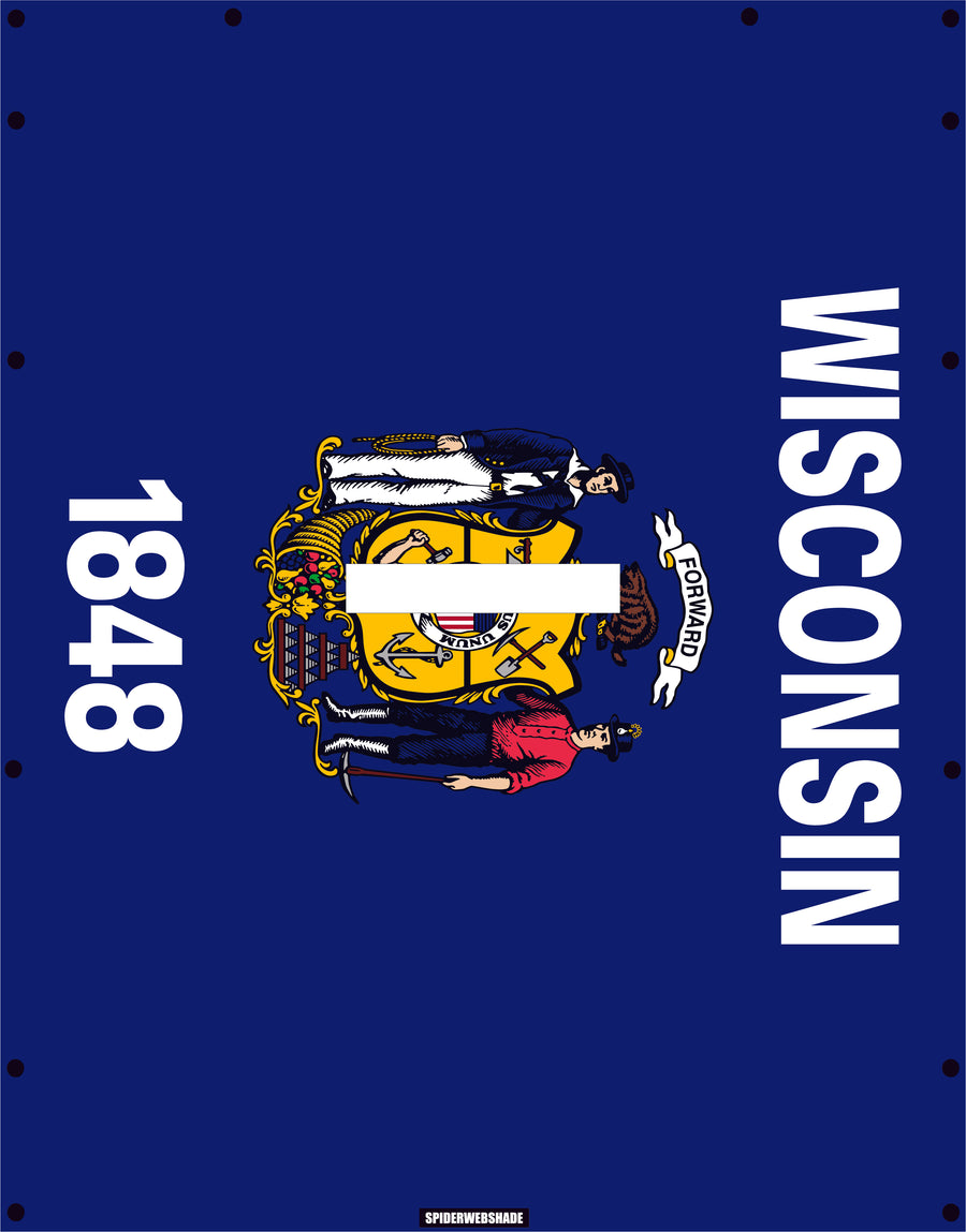 GLADIATOR JT4D Printed Wisconsin flag shadetop design