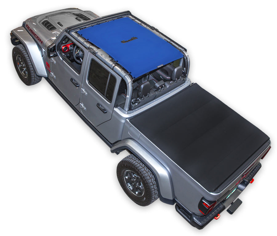 Jeep Gladiator JT Sunshade Mesh Top JT4D - SPIDERWEBSHADE