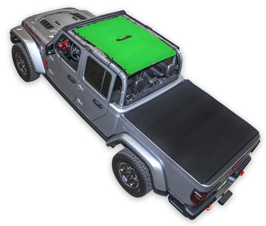 BYPLIE メッシュ・シュラグ　グラデーション Jeep Gladiator JT Sunshade Mesh Top JT4D - SPIDERWEBSHADE
