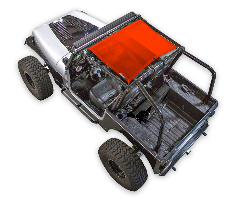エイリアンサンシェード チェリーレッドJLF-Mesh Rubicon用 Amazon.com: Alien Sunshade Jeep Wrangler JLU Red (2018-2023