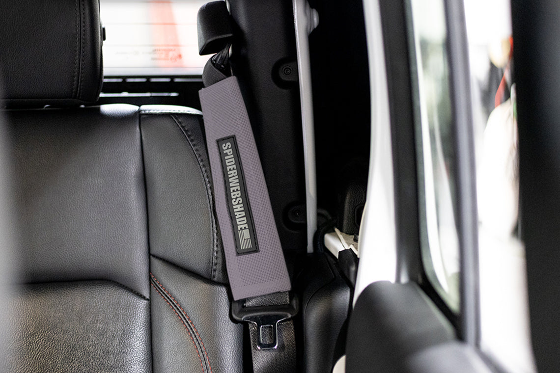 【R&B】Blaaz Jeep Wrangler JK JK2D Seat Belt Silencers - SPIDERWEBSHADE