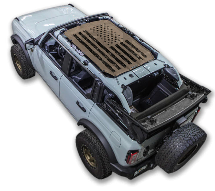 Ford Bronco 4D Tactical Flag Distressed