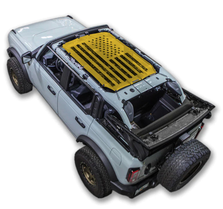 Ford Bronco 4D Tactical Flag Distressed