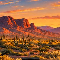 Desert Glow design swatch
