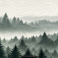 Misty Pines design swatch